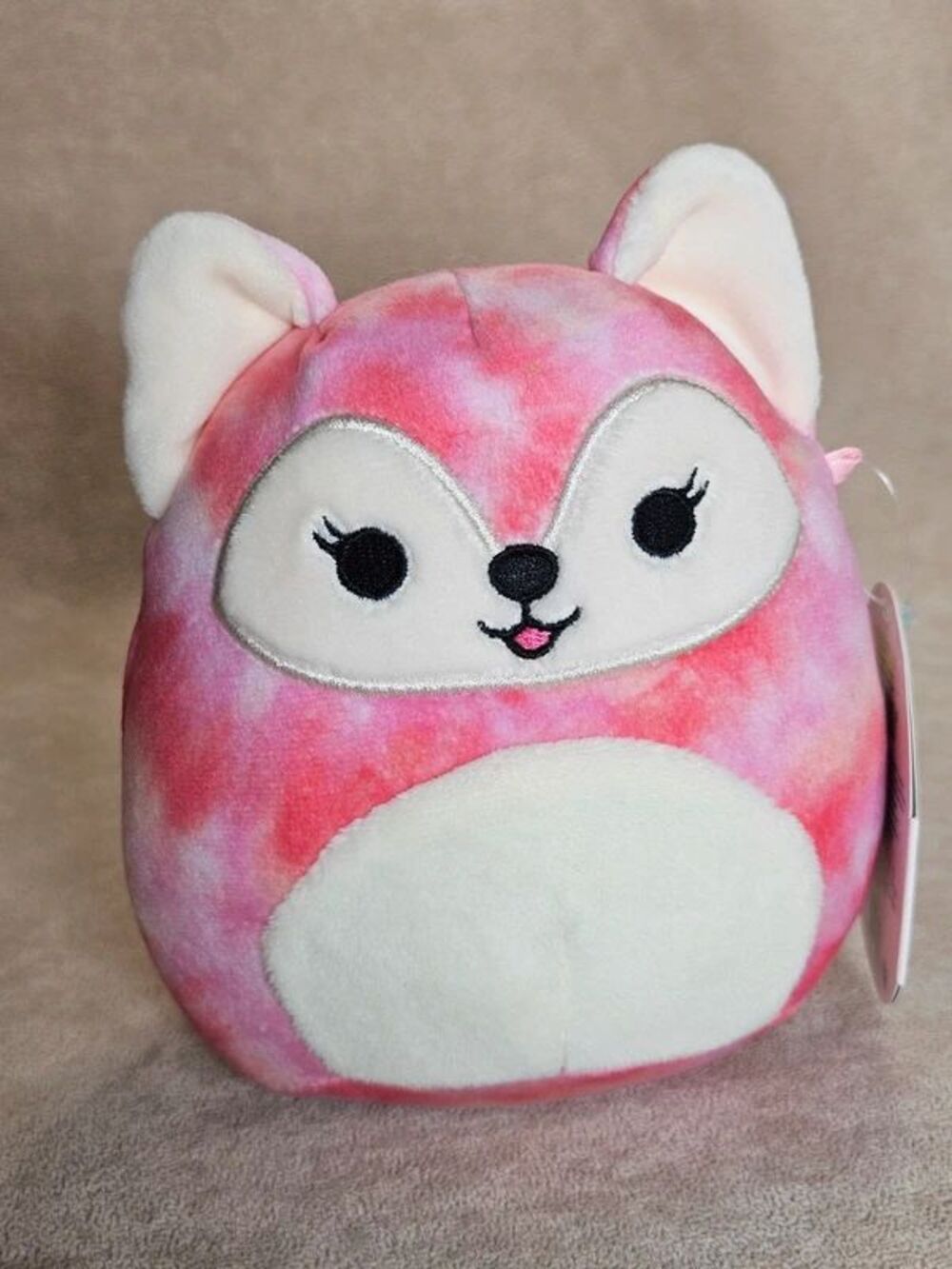 Sabine the Tie Dye Fox Squishmallow plush stuffed toy